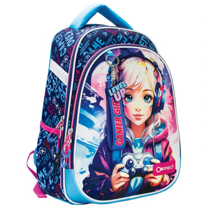 RUKSAK ŠKOLSKI ANATOMSKI LAGAN XT GAMER GIRL 26.CONNECT