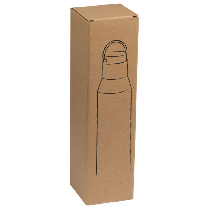 BOCA TERMO METALNA 550ML S DRVENIM POKLOPCEM MACMA 8389306 BIJELA