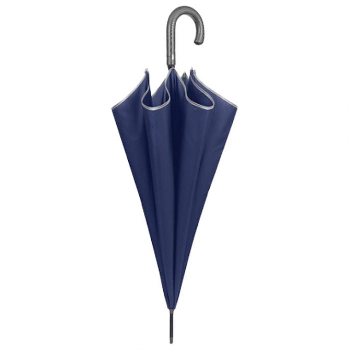 KIŠOBRAN AUTOMATIK S PLASTIČNOM RUČKOM GOLF TECHNOLOGY XXL PERLETTI 21822 PLAVI, REFLEKTIRAJUĆI RUB