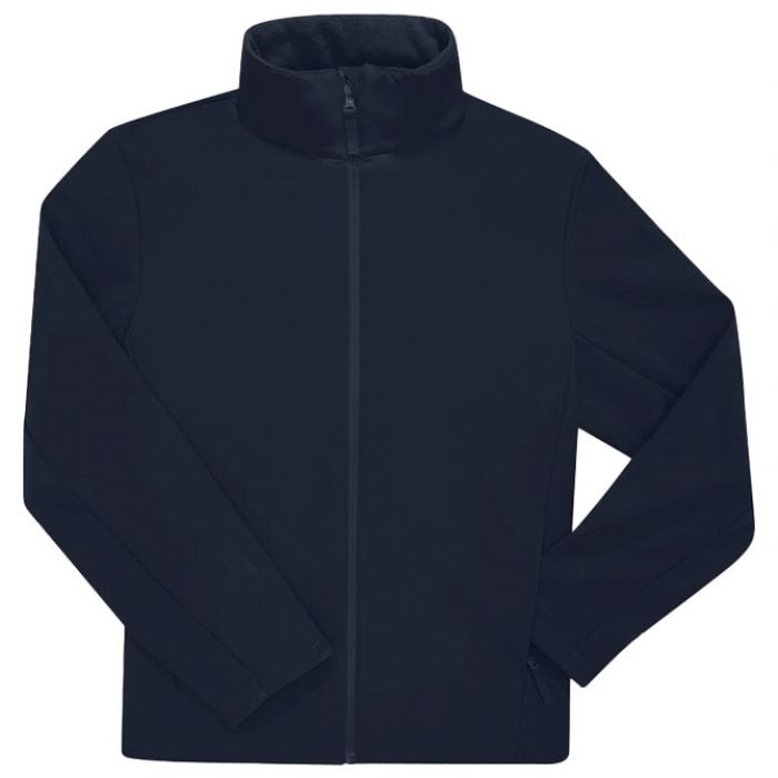 JAKNA ZIP UNISEX B&C RESET 3LR SOFTSHELL TAMNO PLAVA 2XL