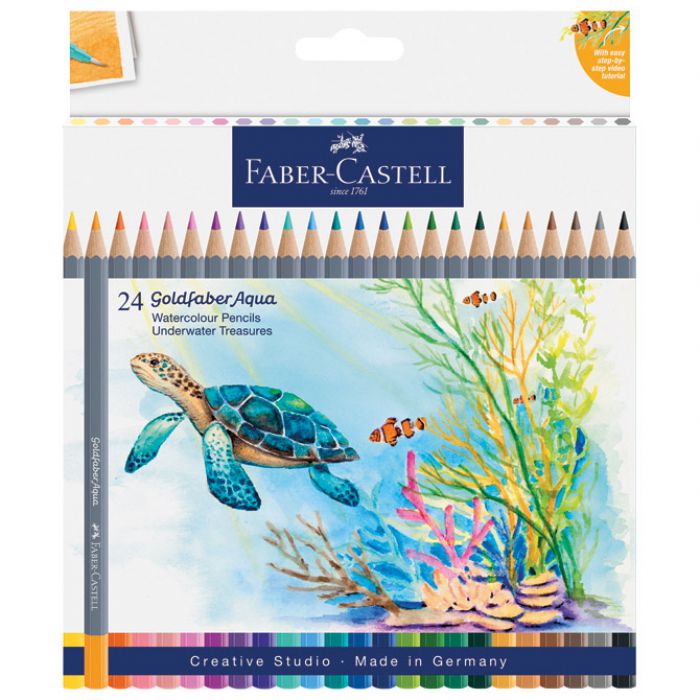 BOJE DRVENE-VODENE  24BOJE GOLDFABER AQUA FABER CASTELL 114617