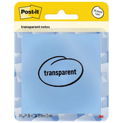 BLOK SAMOLJEPLJIV 73X73MM 36L POST-IT 3M. 600-1TRSPB PROZIRNO PLAVI BLISTER