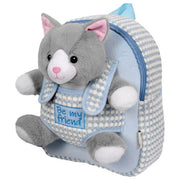 RUKSAK MINI S ODVOJIVIM PLIŠANCEM SILVER CAT PERLETTI 13907