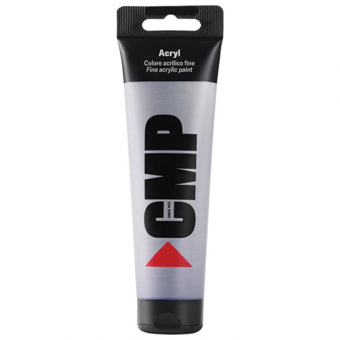 BOJA AKRILNA 150 ML PVC TUBA PRIMO CMP. 02TA150910 SREBRNA