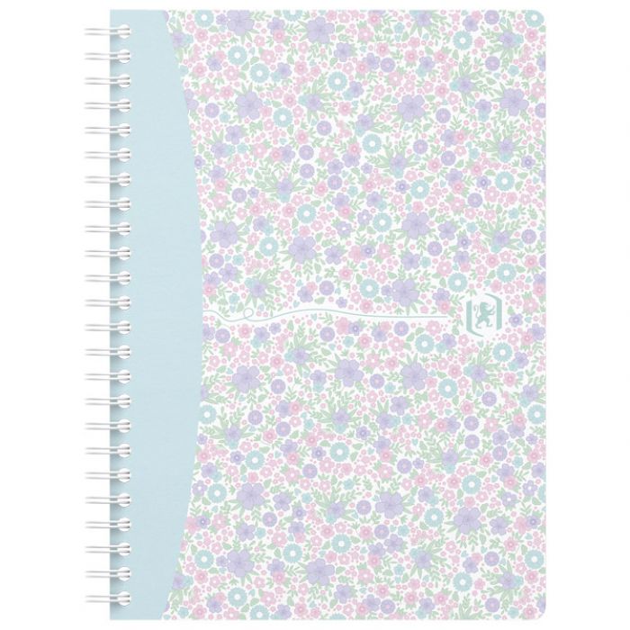 BLOK KOLEGIJ A5 CRTE  60L FLORAL PASTEL OXFORD 400094953 SORT