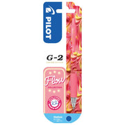 ROLER GEL GRIP 0,7MM G2 FLOW PILOT BL-G27-FLP-L (PLAVI ISPIS) ROZI BLISTER