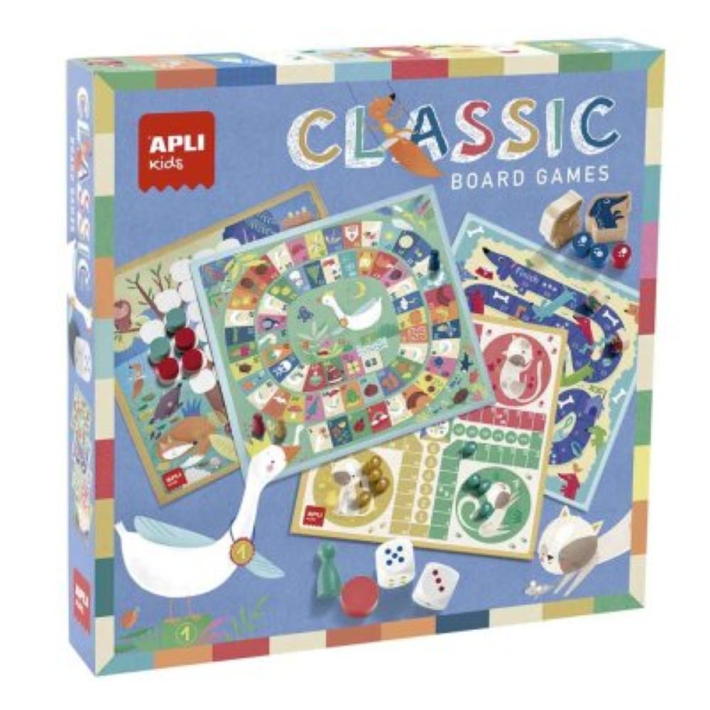 Apli društvena igra Classic, 4 igre