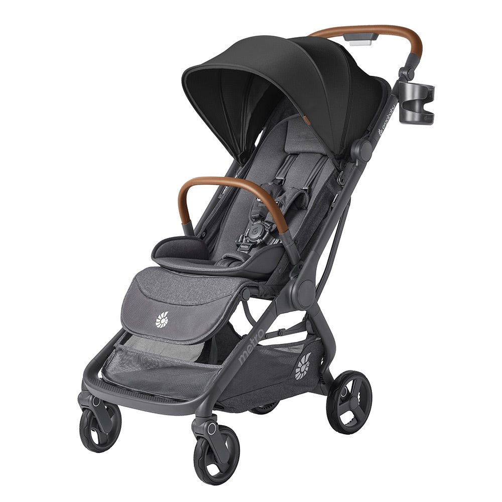 Ergobaby Metro 3 Deluxe kompaktna gradska kolica, Jet Black