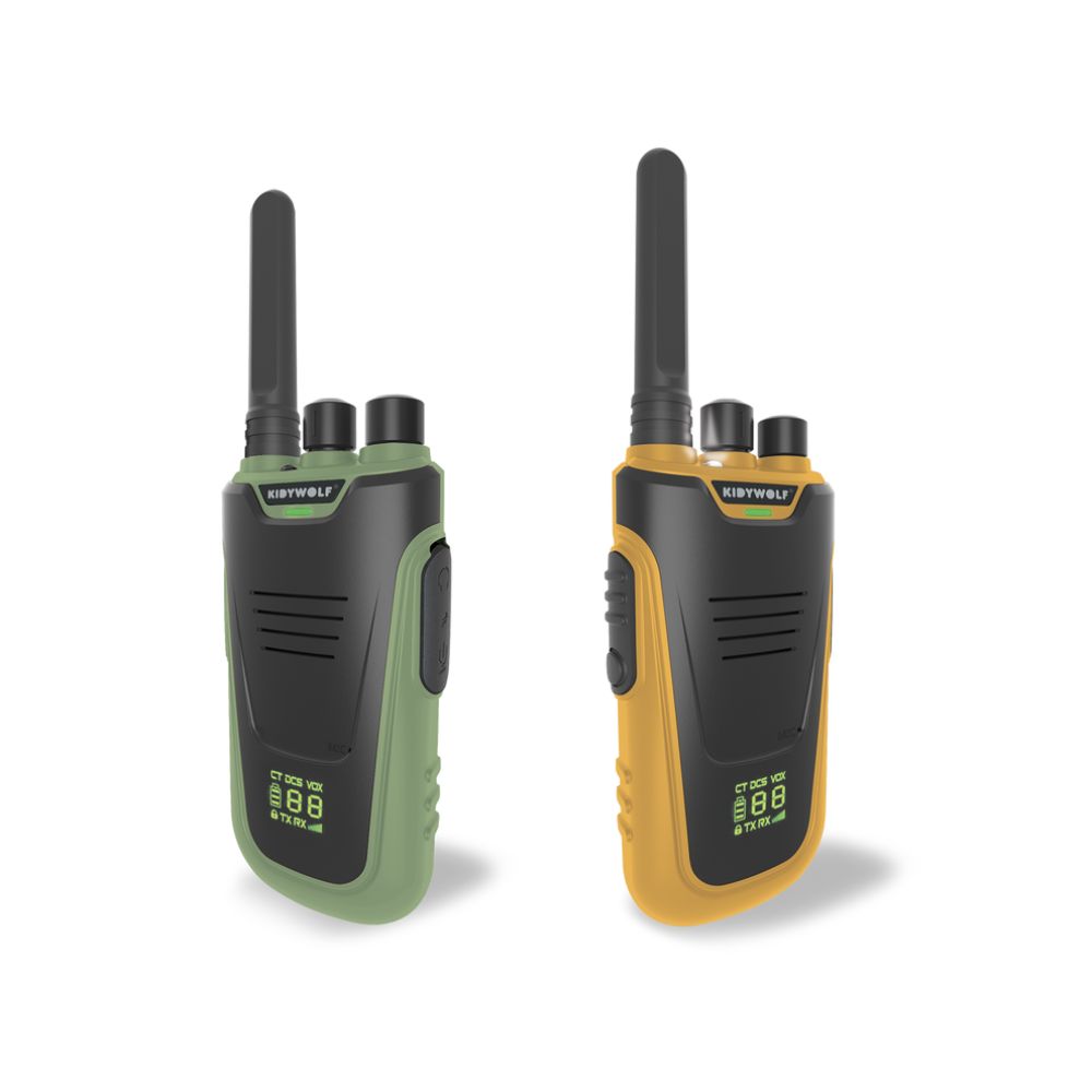 KIDYWOLF walkie-talkie - zeleni/narančasti