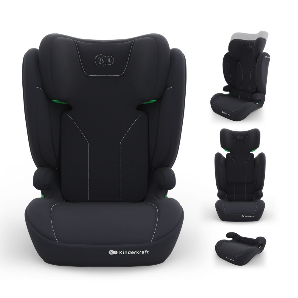 Kinderkraft autosjedalica I-Spark 2 Plus i-Size 15-36 kg (100-150 cm) bez Isofix-a - Black