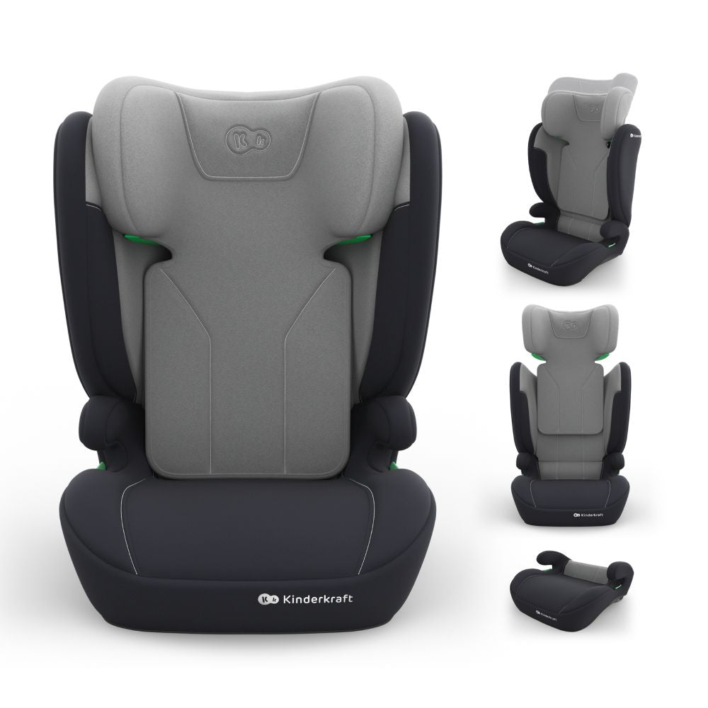Kinderkraft autosjedalica I-Spark 2 Plus i-Size 15-36 kg (100-150 cm) bez Isofix-a - Grey