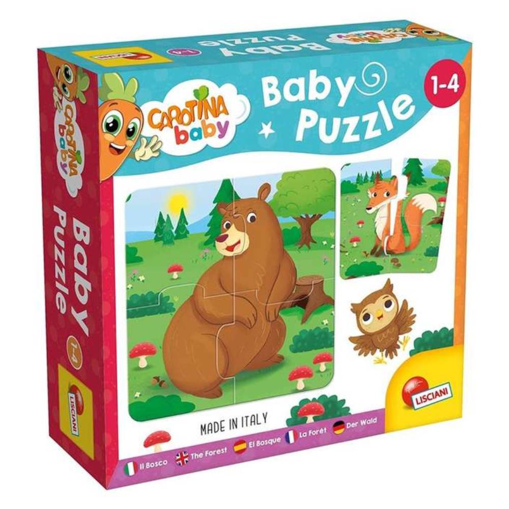 LISCIANI Baby puzzle šuma 80076