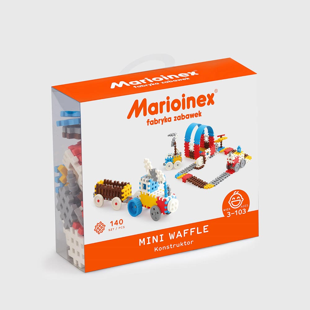 Marioinex Mini Waffle konstruktor 140 kom - Plava