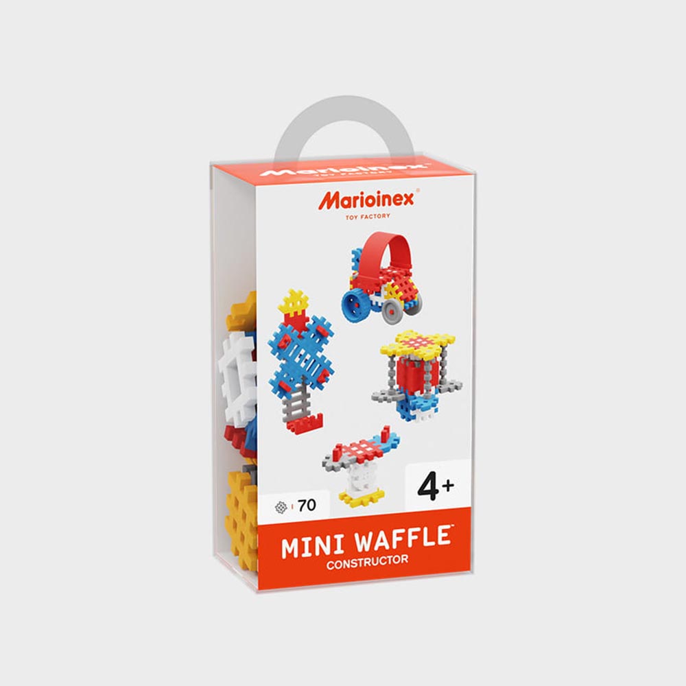 Marioinex Mini Waffle konstruktor 70 kom - Plava