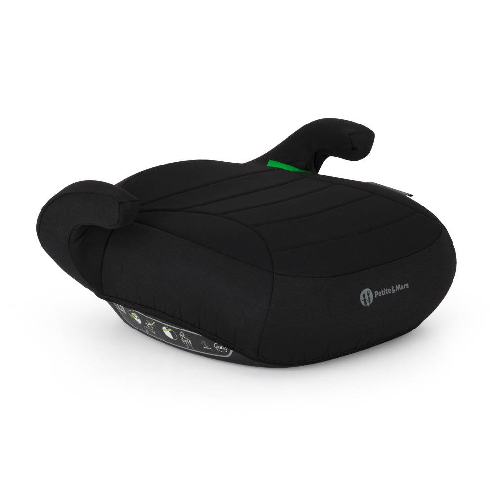 PETITE&MARS booster autosjedalica Zuno (125-150 cm) bez Isofix-a - Coal Black