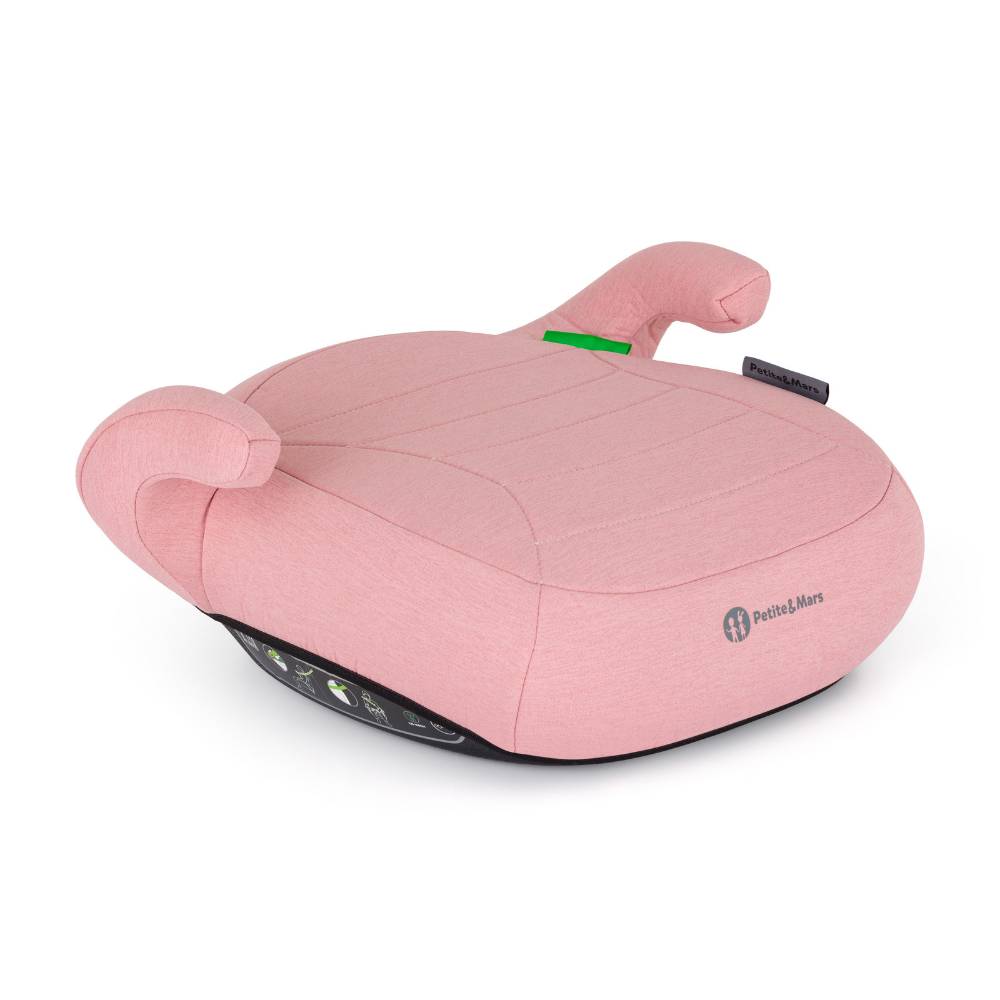 PETITE&MARS booster autosjedalica Zuno (125-150 cm) bez Isofix-a - Han Pink