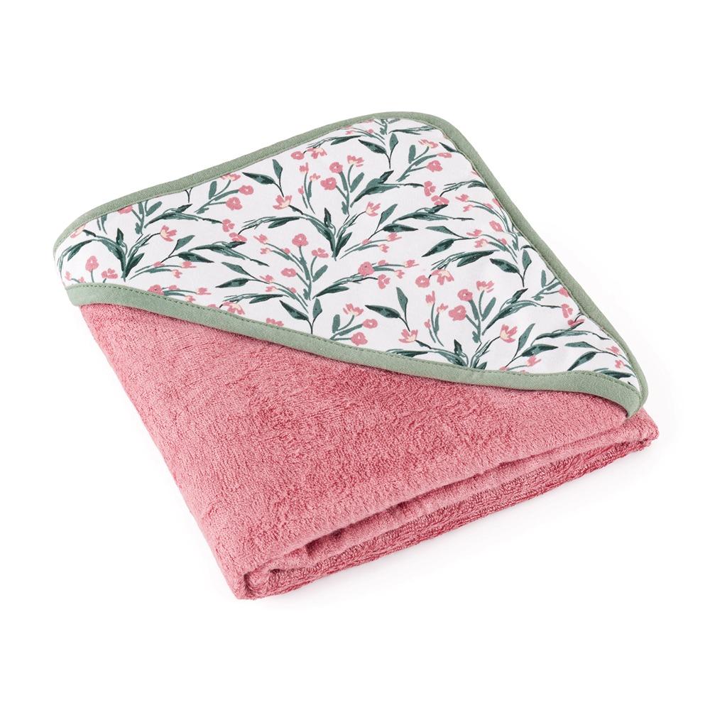 PETITE&MARS Loulou ručnik bambus 100x100cm - Pink Meadow