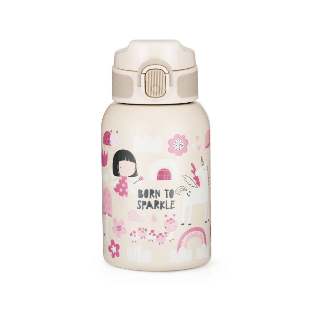 PETITE&MARS Termo bočica sa slamkom 350 ml, Twinkling Fairy 12m+