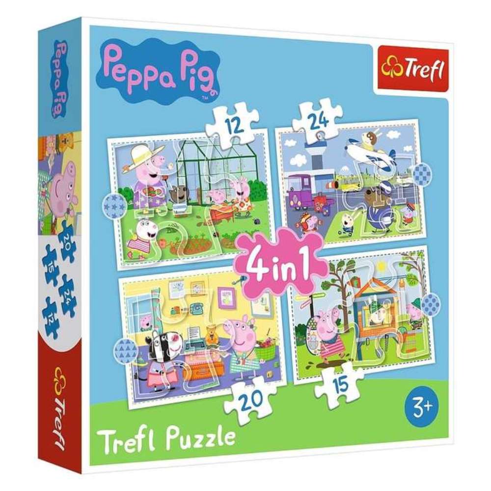 TREFL Baby puzzle Peppa Pig 4u1 34359