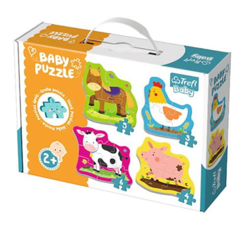 TREFL Baby puzzle Životinje na farmi 36070