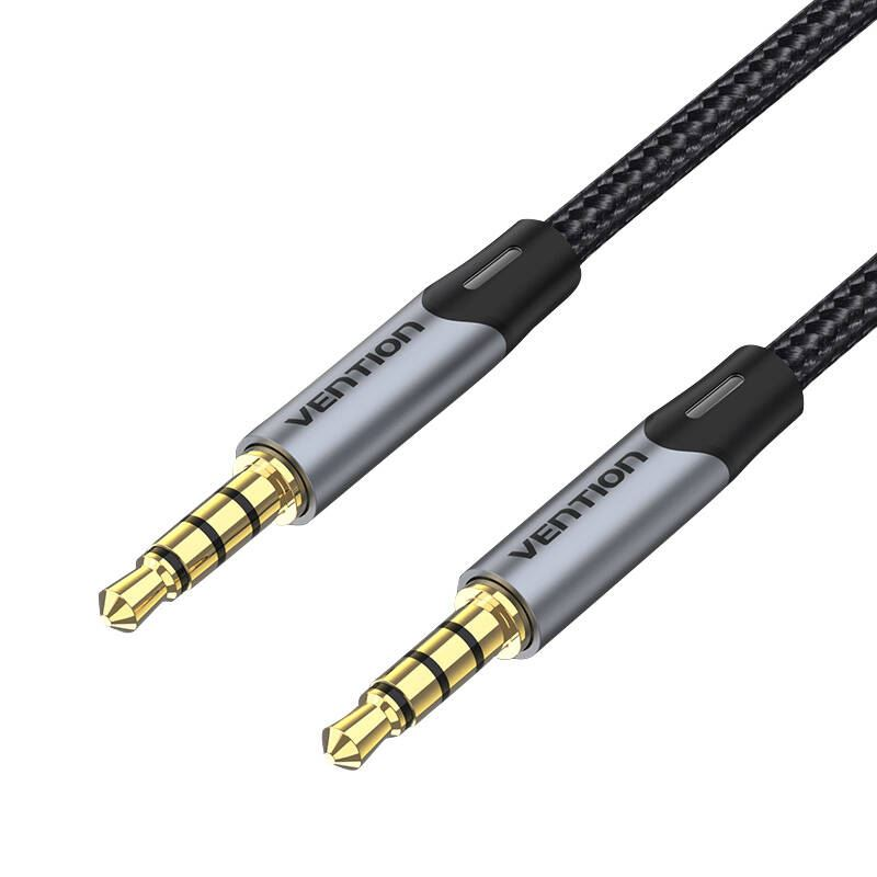 Vention BAQHF audio kabel 1 m 3.5mm TRRS Sivo