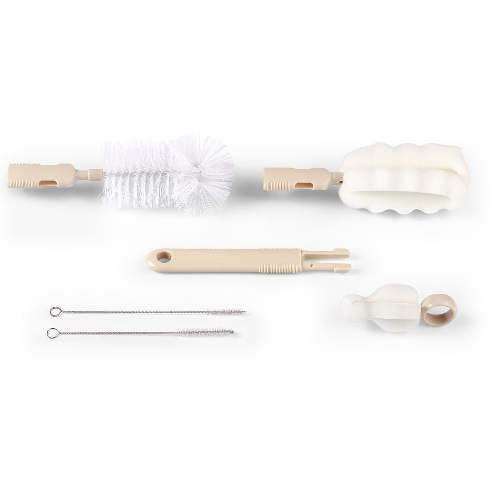 BabyOno Set za čišćenje bočica - Bež