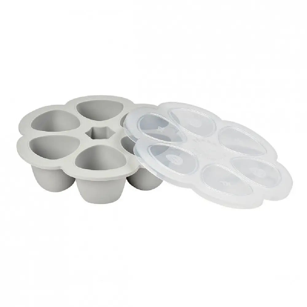 Beaba set od 6 silikonskih posuda za zamrzavanje od 90 ml, Grey