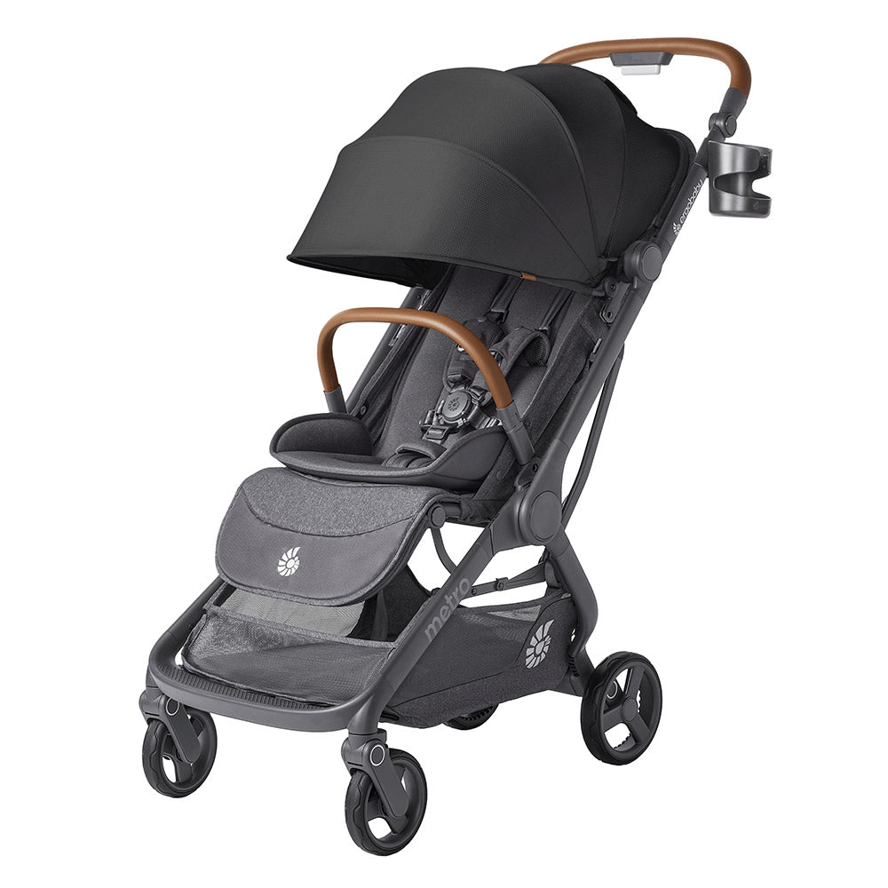 Ergobaby Metro 3 Deluxe kompaktna gradska kolica, Jet Black