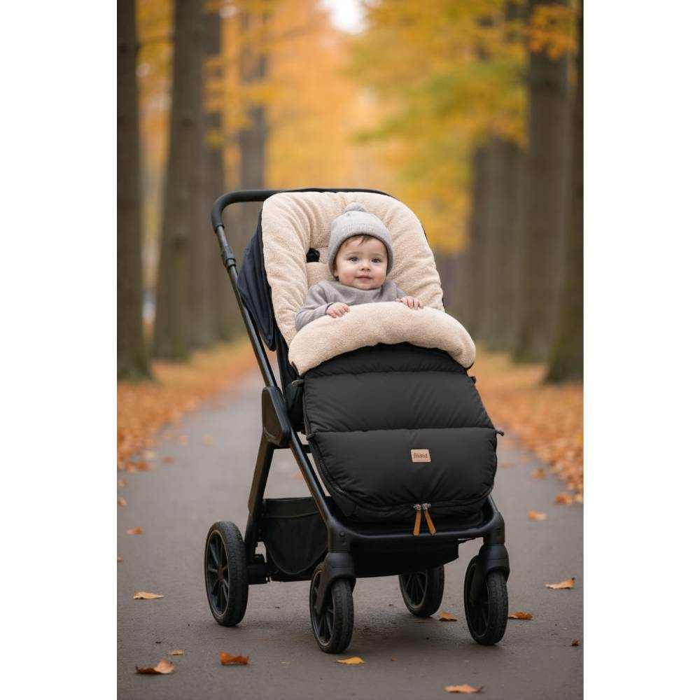 Fillikid Footmuff Kinley zimska vreća za kolica - Teddy black