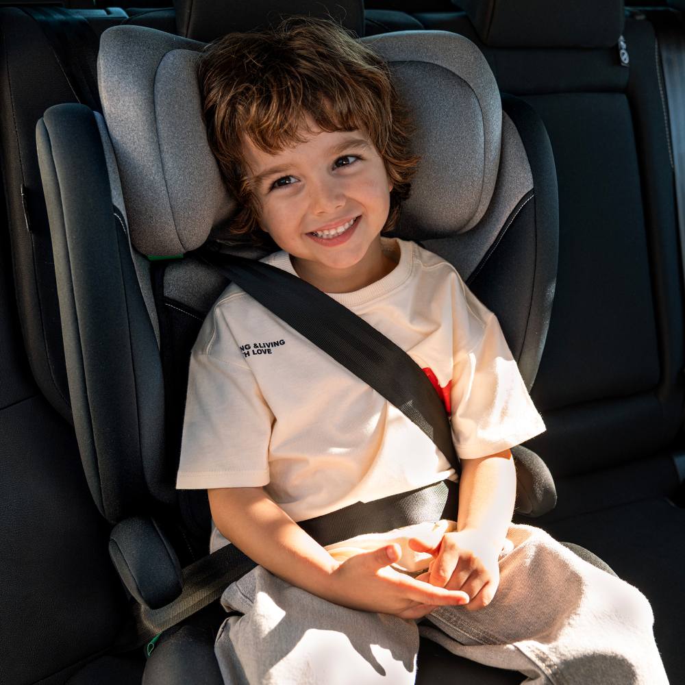 Kinderkraft autosjedalica I-Spark 2 Plus i-Size 15-36 kg (100-150 cm) bez Isofix-a - Grey
