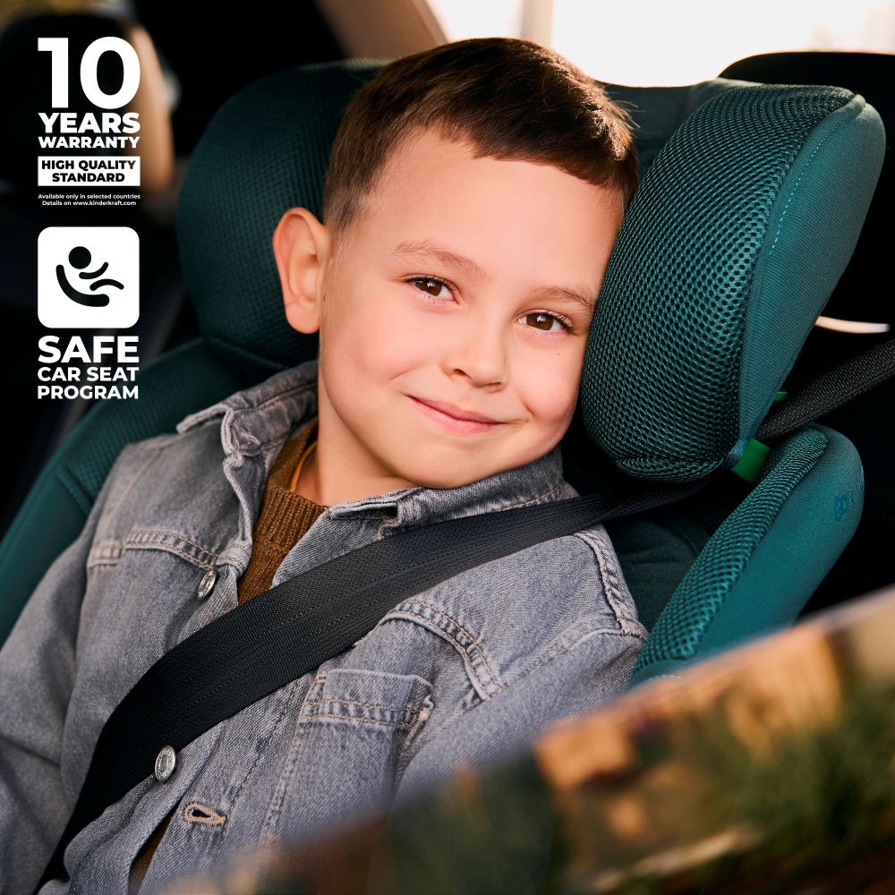 Kinderkraft autosjedalica XRIDER 2 i-Size 0-36 kg (40-150 cm) 360 - Zelena