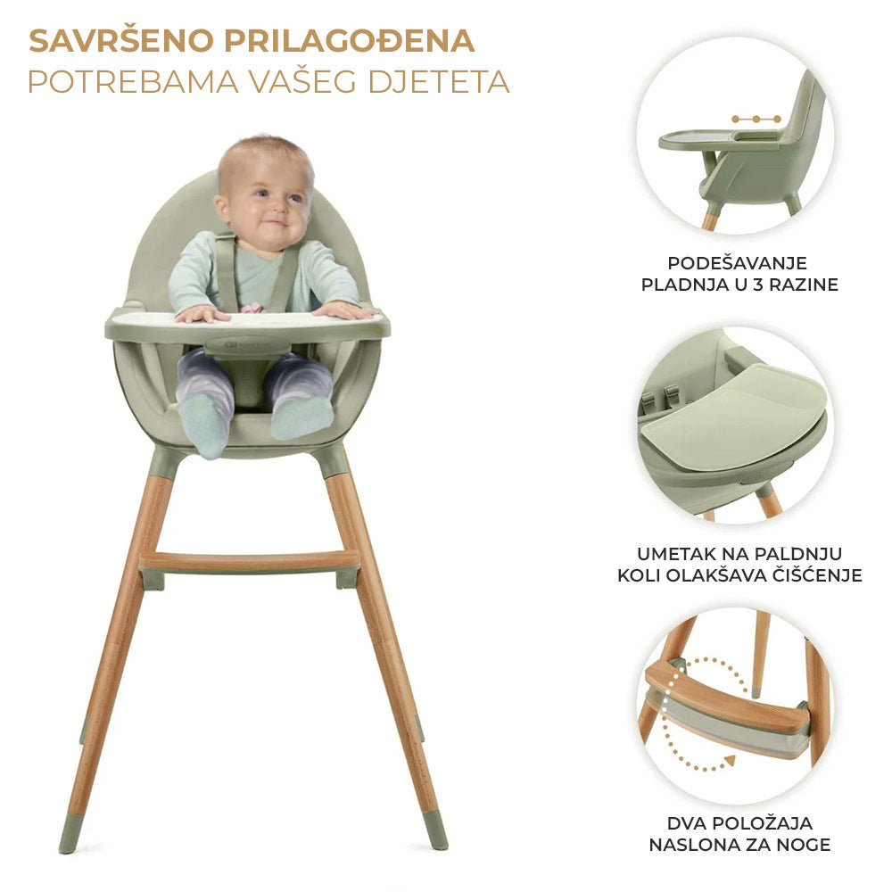 Kinderkraft Hranilica Fini 2 2u1 - Green