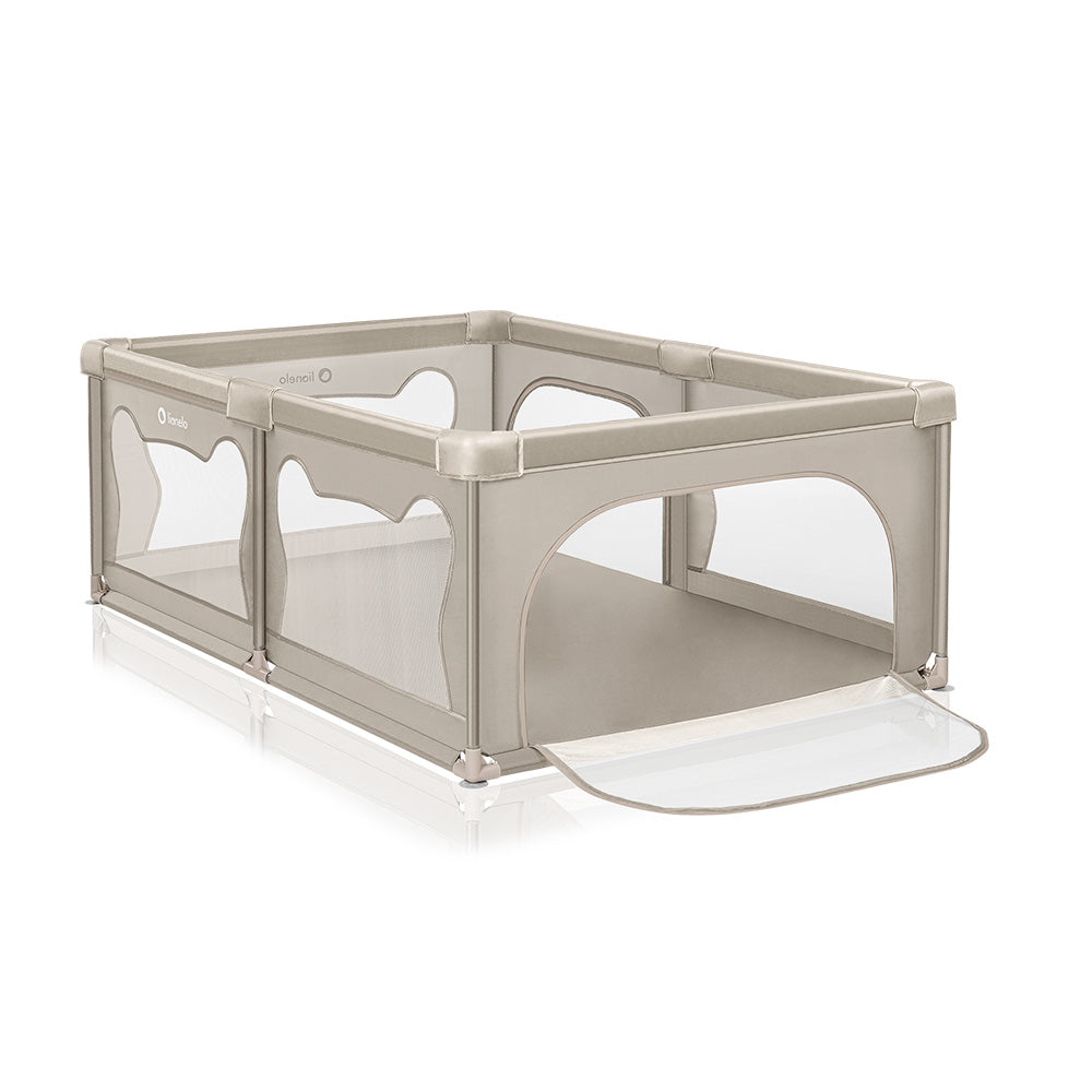 Lionelo dječja igraonica/vrtić Willow 127x187x68 cm - Beige Sand
