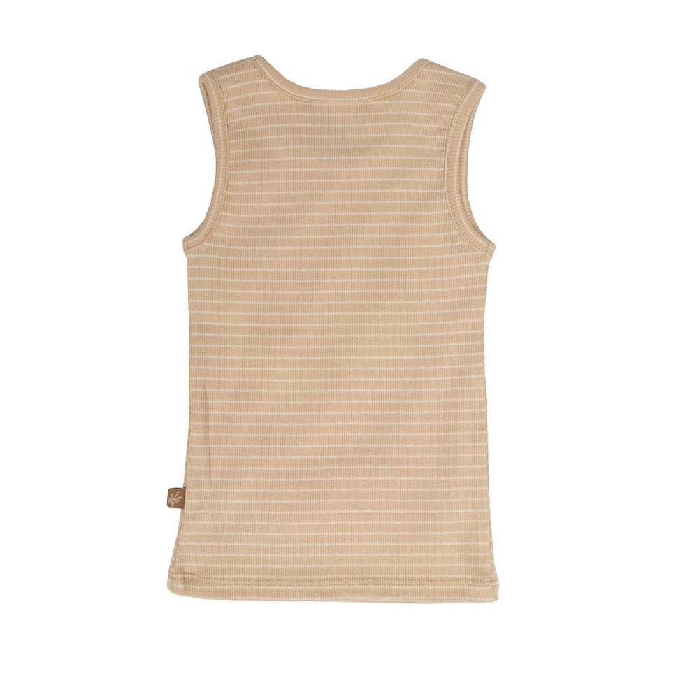 Lunilou - Majica bez rukava s prugama, Brazilian Sand/ Off White, vel. 104/110