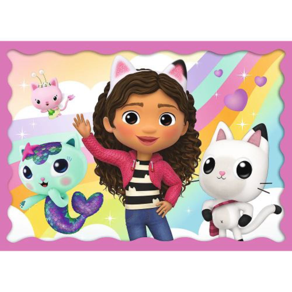 TREFL Baby puzzle Gabby's Dollhouse 4u1 34620