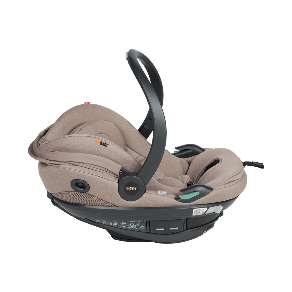 BeSafe autosjedalica Go Beyond2 i-Size 0-13 kg (40-87 cm), Dark Sand Soft Breeze