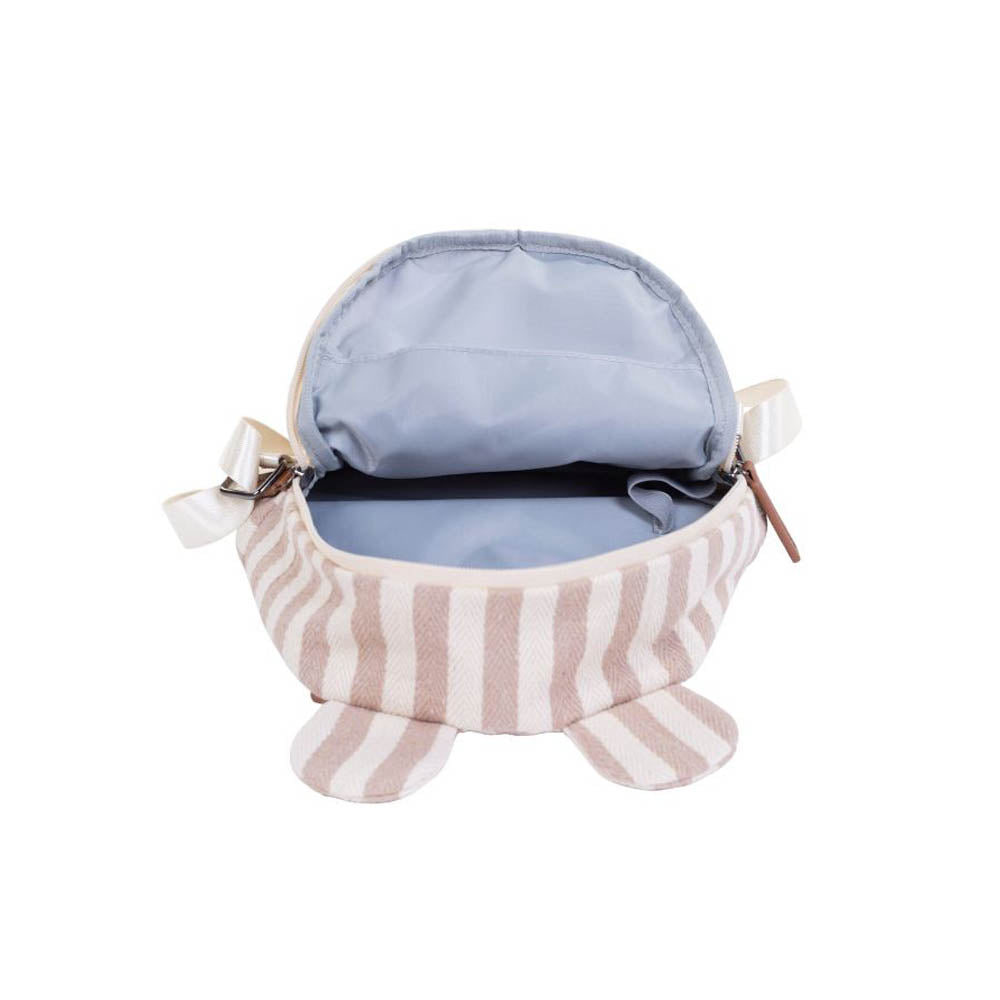 Childhome Ruksak My First bag, Stripes Nude/Terracotta
