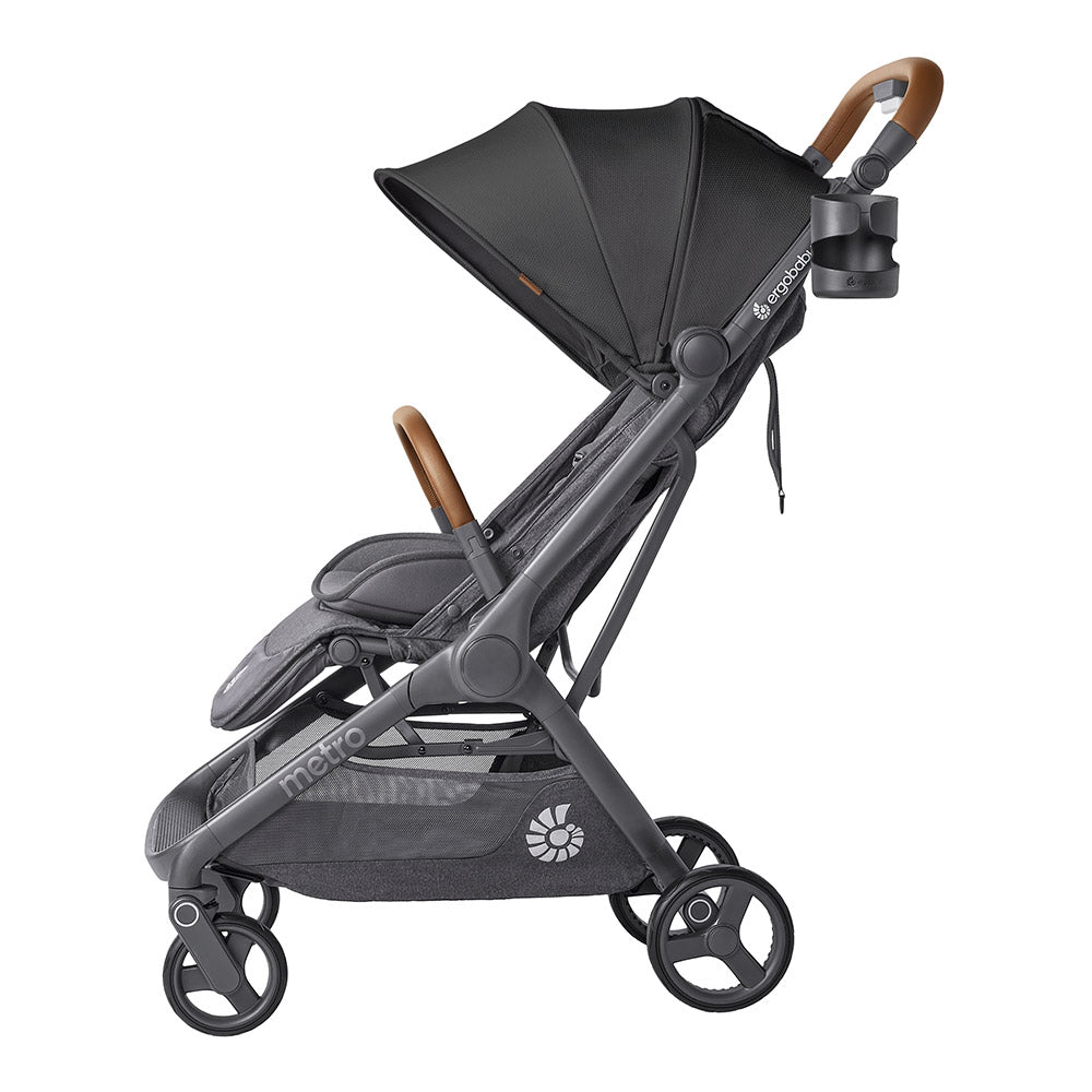Ergobaby Metro 3 Deluxe kompaktna gradska kolica, Jet Black