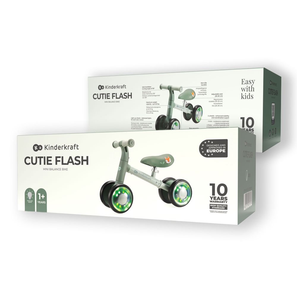 Kinderkraft Bicikl Cutie Flash - Green