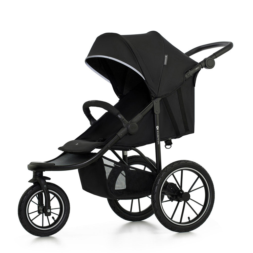 Kinderkraft sportska kolica s tri kotača HELSI 2, Black