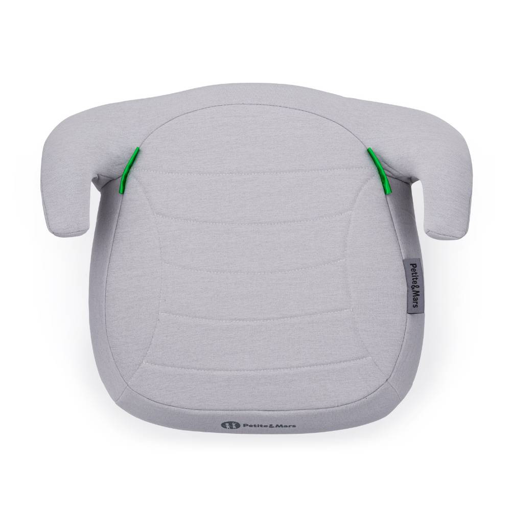 PETITE&MARS booster autosjedalica Zuno (125-150 cm) bez Isofix-a - Gentle Grey