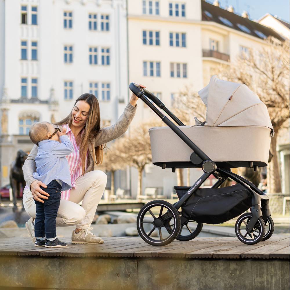 PETITE&MARS Scout kolica 2u1 - Anthracite Moon