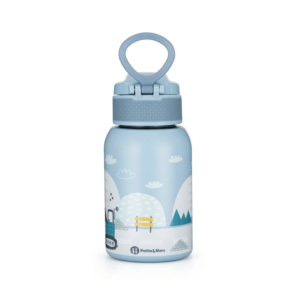 PETITE&MARS Termo bočica sa slamkom 350 ml - Work Zone 12m+