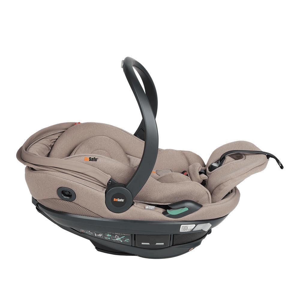 BeSafe autosjedalica Go Beyond2 i-Size 0-13 kg (40-87 cm), Dark Sand Soft Breeze