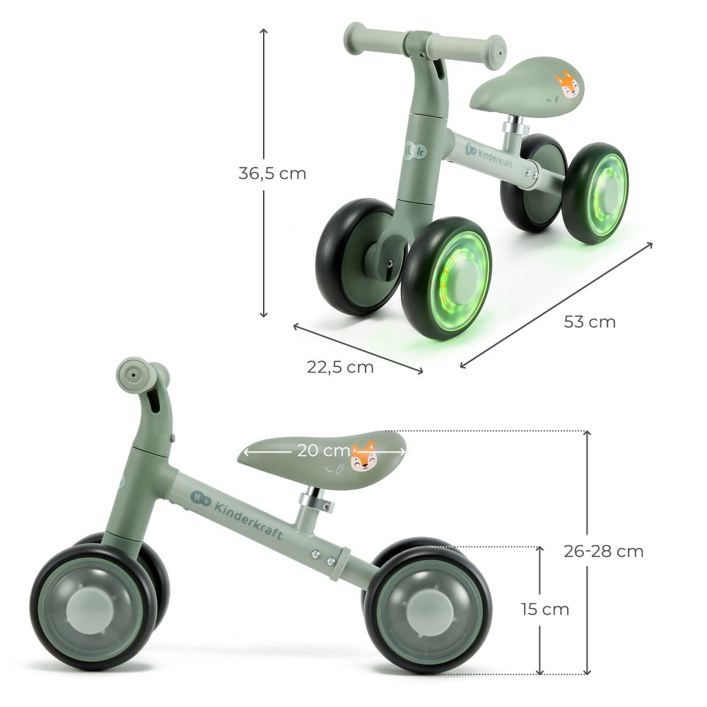 Kinderkraft Bicikl Cutie Flash - Green