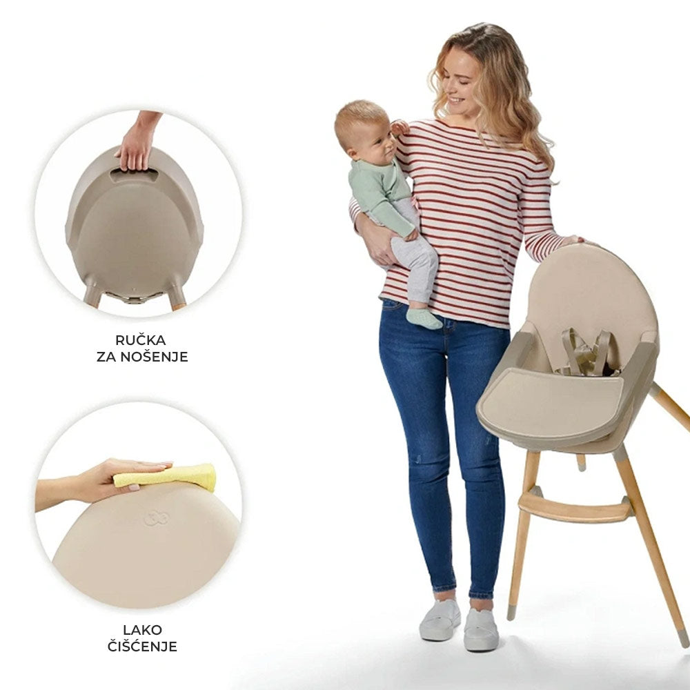 Kinderkraft Hranilica Fini 2 2u1 - Beige