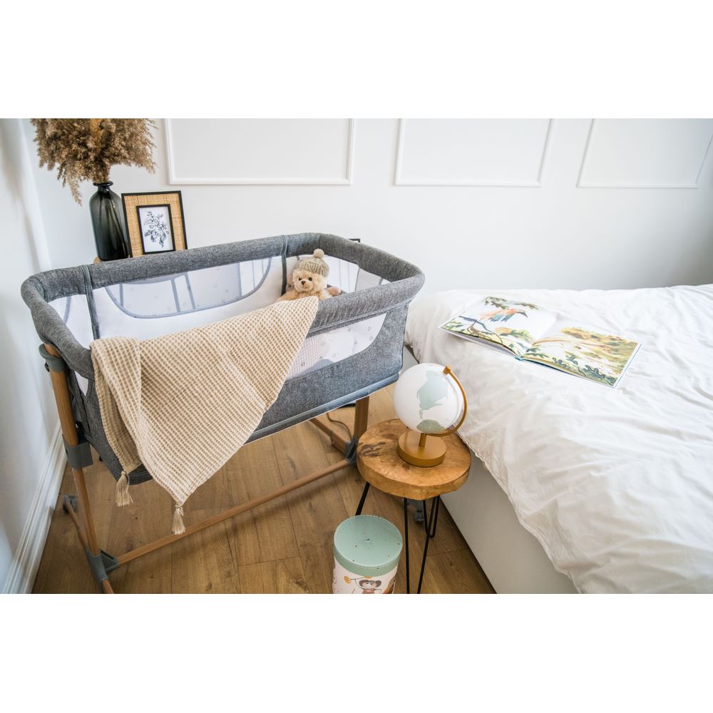 MoMi SMART BED 4u1 krevetić - Svijetlo siva