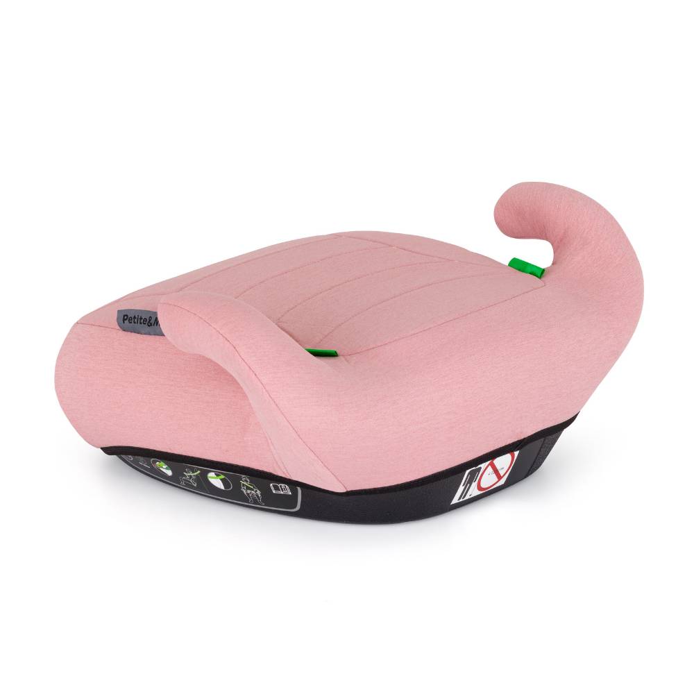 PETITE&MARS booster autosjedalica Zuno (125-150 cm) bez Isofix-a - Han Pink