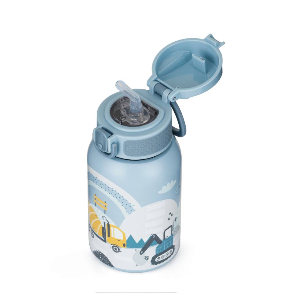 PETITE&MARS Termo bočica sa slamkom 350 ml - Work Zone 12m+