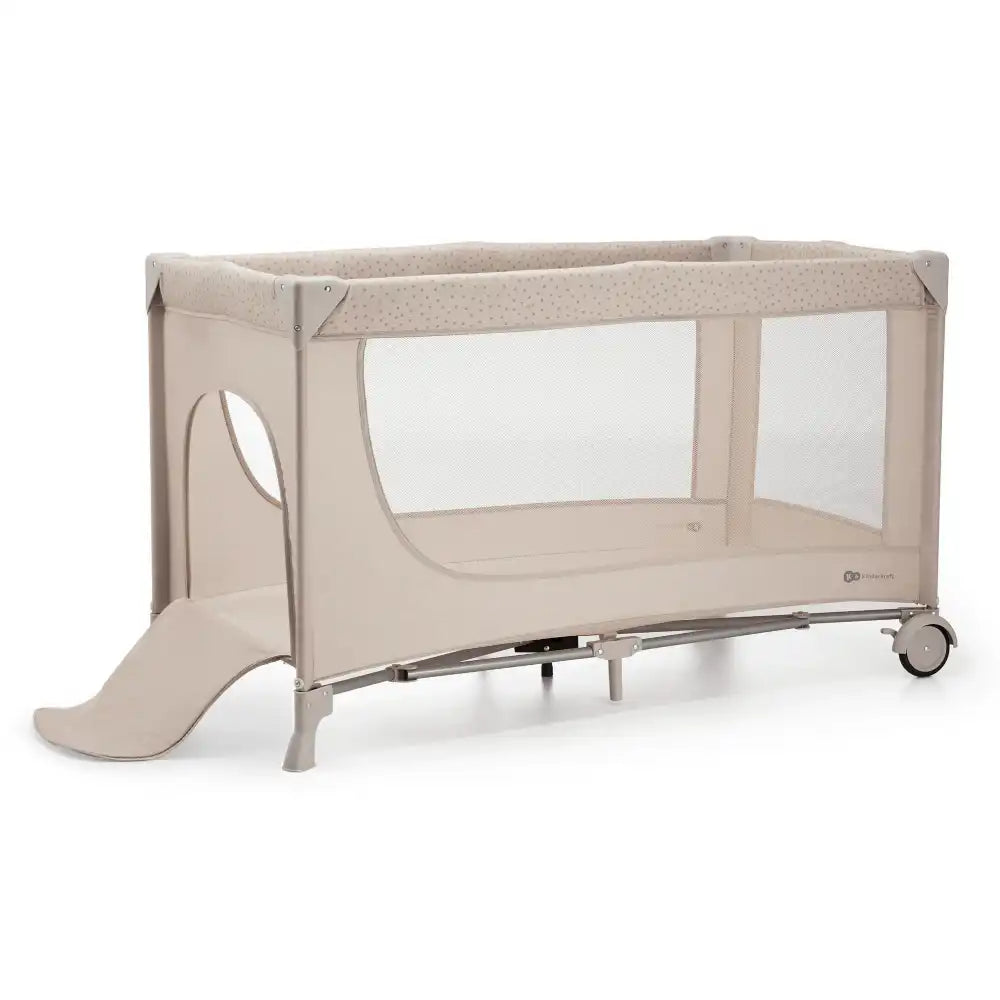 Kinderkraft Putni krevetić s dodacima 3u1 Joy 2 - Beige